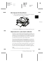 Preview for 74 page of Epson 2180 - LQ B/W Dot-matrix Printer User Manual