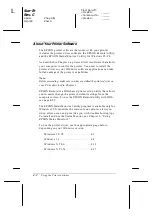 Preview for 101 page of Epson 2180 - LQ B/W Dot-matrix Printer User Manual