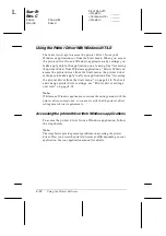 Preview for 111 page of Epson 2180 - LQ B/W Dot-matrix Printer User Manual