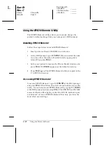 Preview for 121 page of Epson 2180 - LQ B/W Dot-matrix Printer User Manual