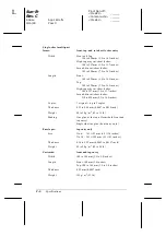 Preview for 191 page of Epson 2180 - LQ B/W Dot-matrix Printer User Manual