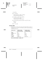 Preview for 199 page of Epson 2180 - LQ B/W Dot-matrix Printer User Manual