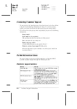 Preview for 215 page of Epson 2180 - LQ B/W Dot-matrix Printer User Manual