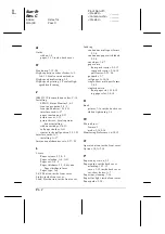 Preview for 229 page of Epson 2180 - LQ B/W Dot-matrix Printer User Manual