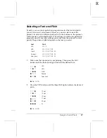 Preview for 37 page of Epson 2190 - FX B/W Dot-matrix Printer User Manual