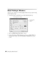 Preview for 26 page of Epson 2200 Lumens Printer Basics Manual