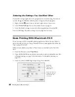 Preview for 28 page of Epson 2200 Lumens Printer Basics Manual