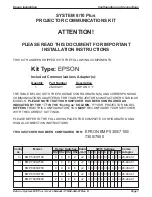 Epson 26-484-01 Installation Instructions preview