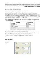 Epson 3170 - Perfection Photo Troubleshooting Manual preview