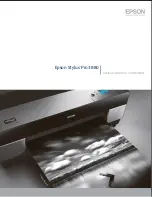 Epson 3880 - Stylus Pro Color Inkjet Printer Brochure & Specs предпросмотр