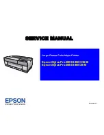 Epson 3880 - Stylus Pro Color Inkjet Printer Service Manual предпросмотр