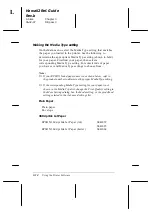 Preview for 57 page of Epson 400 Series User Manual