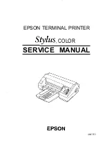 Epson 4003353 Service Manual preview