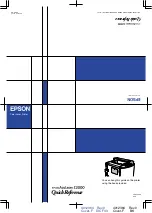 Preview for 1 page of Epson 4012364-00 Quick Reference