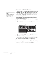 Предварительный просмотр 28 страницы Epson 410W - PowerLite WXGA LCD Projector User Manual