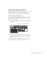 Предварительный просмотр 31 страницы Epson 410W - PowerLite WXGA LCD Projector User Manual