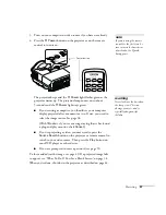 Предварительный просмотр 37 страницы Epson 410W - PowerLite WXGA LCD Projector User Manual