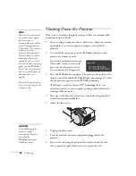 Предварительный просмотр 44 страницы Epson 410W - PowerLite WXGA LCD Projector User Manual