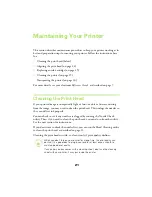 Preview for 25 page of Epson 480SX Printer Basics Manual