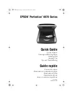 Preview for 1 page of Epson 4870 - Perfection Pro Quick Manual