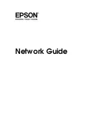 Epson 4880 - Stylus Pro Color Inkjet Printer Network Manual предпросмотр