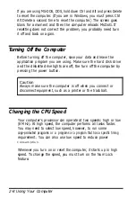 Preview for 33 page of Epson 500 Series User Manual