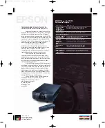 Предварительный просмотр 1 страницы Epson 5550C - PowerLite SVGA LCD Projector Specifications