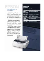 Epson 570e - LQ B/W Dot-matrix Printer Specifications preview