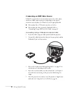 Предварительный просмотр 20 страницы Epson 6100i - PowerLite XGA LCD Projector User Manual