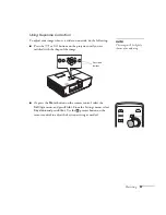 Предварительный просмотр 37 страницы Epson 6100i - PowerLite XGA LCD Projector User Manual