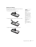 Предварительный просмотр 43 страницы Epson 6100i - PowerLite XGA LCD Projector User Manual