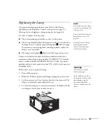 Предварительный просмотр 93 страницы Epson 6100i - PowerLite XGA LCD Projector User Manual