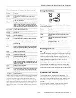 Предварительный просмотр 5 страницы Epson 710C - PowerLite UXGA LCD Projector Specifications