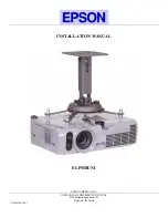 Preview for 1 page of Epson 740c - PowerLite XGA LCD Projector Installation Manual
