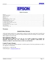 Preview for 2 page of Epson 740c - PowerLite XGA LCD Projector Installation Manual