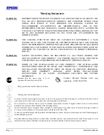 Preview for 3 page of Epson 740c - PowerLite XGA LCD Projector Installation Manual