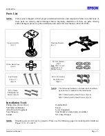 Preview for 4 page of Epson 740c - PowerLite XGA LCD Projector Installation Manual