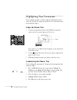 Предварительный просмотр 36 страницы Epson 755c - PowerLite XGA LCD Projector User Manual