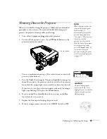 Предварительный просмотр 29 страницы Epson 7850p - PowerLite XGA LCD Projector User Manual