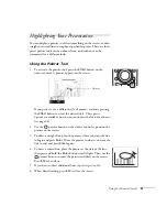 Предварительный просмотр 41 страницы Epson 7850p - PowerLite XGA LCD Projector User Manual