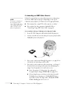 Предварительный просмотр 62 страницы Epson 7850p - PowerLite XGA LCD Projector User Manual