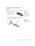 Предварительный просмотр 113 страницы Epson 7850p - PowerLite XGA LCD Projector User Manual