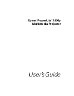 Epson 7900p - PowerLite XGA LCD Projector User Manual предпросмотр