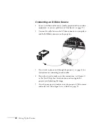 Предварительный просмотр 22 страницы Epson 7900p - PowerLite XGA LCD Projector User Manual