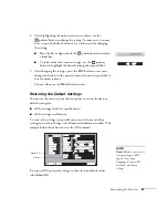 Предварительный просмотр 67 страницы Epson 7900p - PowerLite XGA LCD Projector User Manual