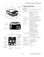 Epson 8100i - PowerLite XGA LCD Projector Product Information Manual предпросмотр