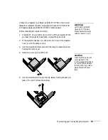 Предварительный просмотр 73 страницы Epson 821p - PowerLite XGA LCD Projector User Manual