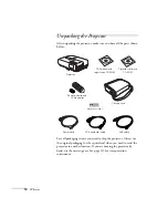 Предварительный просмотр 10 страницы Epson 826W - PowerLite WXGA LCD Projector User Manual