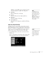 Preview for 121 page of Epson 835p - PowerLite XGA LCD Projector User Manual