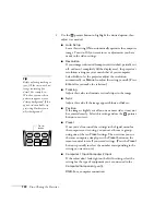 Preview for 122 page of Epson 835p - PowerLite XGA LCD Projector User Manual